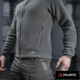 Тактична флісова кофта M-Tac Nord Fleece Polartec, розмір L, колір Dark Grey - зображення 6