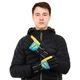 Перчатки горнолыжные теплые женские LUCKYLOONG B-0533 (р-р M-L, L-XL , уп.-12пар, цена за 1пару, цвет черный-синий-желтый) - изображение 6