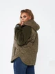 Куртка женская димисезонная хаки 48-50 р2322А.511 - изображение 3