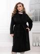 Двобортне пальто oversize ST-Style 72490 62-64 Чорне - зображення 1