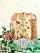 Кекс итальянский Панеттоне Panettone классический с цукатами и изюмом FAVORINA рождественская выпечка 1 кг - изображение 3