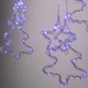 Гирлянда штора светодиодная GarlandoPro звезда и елка 120LED 3х0,9 м 8 режимов Синий 1733070BL - изображение 6