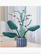 Конструктор великий 41 см Орхідея з п'ятьма бутонами 728 деталей Flowers Bouquet , конструктор для інтер'єру Орхідея в коробці 40х33см - зображення 4