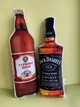 Подарунок чоловіку подушка віскі 55 см подарунок віскі Jack Daniel's - зображення 3
