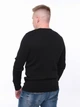 Свитер мужской черный однотонный 1420-2 XL - изображение 6