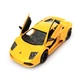 Детская металлическая машинка Lamborghini Murcielago LP640 игрушечная коллекционная масштабная железная авто модель игрушка для детей Ламборгини Мурселаго открываются двери желтая 12.5 см (KT5317W+Y) - изображение 3