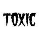 Наклейка на Авто / Мото / Витрину на Стекло Кузов " Хэллоуин - Halloween - Токсичный - Toxic " черный цвет - изображение 1