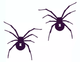 Наклейка на Авто / Мото / Витрину на Стекло Кузов " Хэллоуин - Halloween - Пауки 2 - Spiders " фиолетовый цвет - изображение 1