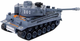 Танк на радіокеруванні Leantoys Tiger 101 RC Сірий (5905679078051) - зображення 4