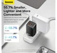 Сетевое зарядное устройство Baseus 65W GaN5 Pro Fast Charger CCGP120201 USB + 2USB-C Black - изображение 14