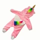 Одежда для куклы Беби Борн 40 - 43 см / Baby Born кигуруми / комбинезон Единорожка розовый 8630 - изображение 4