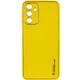 Чехол Epik Xshield кожаный для Samsung Galaxy A34 5G Желтый / Yellow - изображение 1