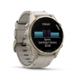 Смарт-часы GARMIN Fenix 8 43mm AMOLED Sapphire Soft Gold with Limestone Leather Band (010-02903-40) - изображение 3