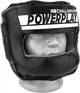 Боксерский шлем PowerPlay 3067 c бампером PU + Amara M Черный (PP_3067_M_Black) - изображение 1