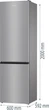 Холодильник з нижн. мороз. камерою Gorenje, 200х60х60см, 2 двері, 235(96)л, А++, NoFrost+, Зона св-ті, сірий - изображение 6