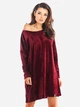Sukienka damska Awama A370 212874 One Size Bordowa (5902360549661) - obraz 1