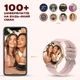 Смарт-годинник Uwatch Smart Holiday Gold Steel - зображення 7