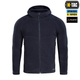 Тактична флісова кофта M-Tac Sprint Fleece Polartec, розмір 2XL, колір Dark Navy Blue - изображение 2