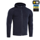 Тактична флісова кофта M-Tac Sprint Fleece Polartec, розмір M, колір Dark Navy Blue - изображение 3