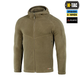 Тактична флісова кофта M-Tac Sprint Fleece Polartec, розмір M, колір Dark Olive - изображение 3