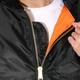 Куртка бомбер Rothco MA1 Flight Jacket с трикотажным капюшоном M черный - изображение 8