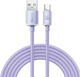 Кабель Baseus Crystal Shine Series Fast Cable USB toType-C 100W 2m Purple (CAJY000505) - зображення 1