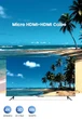Кабель перехідник 4К Micro HDMI - HDMI v2.0 60Hz 18Gbps Aluminum Gold-plated Shell Neylon, 2м (48770) - зображення 8