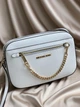Сумка жіноча Michael Kors Jet Set Large Saffiano Leather Crossbody Bag біла (35S1GTTC7L) - зображення 1