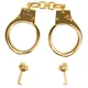 Наручники LOCKINK Sevanda Love-slave & Pretty-sub BDSM Bondage-Toy Handcuffs Золотисті One Size - зображення 2