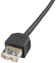 Kabel Digitus USB 2.0 (AM/AF) 3 m Black (AK-300200-030-S) - obraz 3