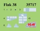 Сборная модель ICM Sd.Kfz.3b с зенитной пушкой Flak 38 35455 - изображение 5