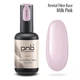 Відновлююча база з нейлоновими волокнами PNB Revital Fiber Base HEMA FREE Milk Pink 17 мл - зображення 1