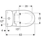 Унитаз-компакт KOLO Freja L7922100U с бачком и сиденьем Duroplast Soft close Click2Clean - изображение 7