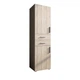 Шкаф-пенал Tobi Sho ST-0014 с полками и выдвижными ящиками, 600х2180х520 мм Сонома - изображение 3
