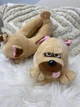 Тапочки Кигуруми Игрушки Щенок Мопс Kigurumi Домашние Бежевый Плюшевые Детские 26-31 (3113) - зображення 6