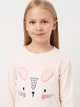 Детская теплая велюровая пижама для девочки Minoti 20pj2 41556JNR 92-98 см Бежевая (5063025373554) - изображение 5