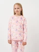 Детская теплая велюровая пижама для девочки Minoti 20pj4 41558JNR 92-98 см Розовая (5063025373738) - изображение 3