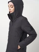 Куртка зимняя длинная женская Jack Wolfskin Deutzer Coat W 1207501-6350 XS Темно-серая (4064886323581) - изображение 4