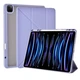 Чeхол WIWU Defender Protectived Case Smart Cover With Pencil Slot для Apple iPad Pro 11'' 2018 2019 2020 2021 2022 (A12Z Bionic M1 M2) / Air 4 10.9" Air 4 / 5 10.9" 2020 2021 2022 Light Purple - изображение 1