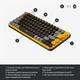 Клавіатура Logitech POP Keys Wireless GX Brown Blast Yellow (920-010735) - изображение 3