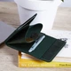 Компактный кошелек c RFID-защитой из винтажной кожи INCARNE Lean Зеленый - изображение 3