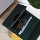 Компактный кошелек c RFID-защитой из винтажной кожи INCARNE Lean Зеленый - изображение 5