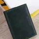 Компактный кошелек c RFID-защитой из винтажной кожи INCARNE Lean Зеленый - изображение 6