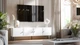 Тумба під телевізор Palazzo Bis 200 4D Cama біла матова - зображення 1