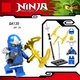 Набор фигурок конструктор Ниндзяго ninjago Джей Кай Зейн Коул Ллойд Ниа Ниндроид Гармадон 6 штук (II) 33524 - изображение 6