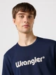 Футболка хлопковая длинная мужская Wrangler 112350524 3XL Темно-синяя (5401019844923) - изображение 4