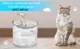 Питний фонтанчик для котів та собак NPET WF100 1.6L з підсвіткою та фільтром, біло-прозорий - зображення 6