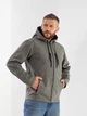 Куртка мужская утеплённая на флисе демисезонная soft shell р 50 серая (5271 сіра) - изображение 5