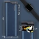 Премиальный контейнер для таблеток HigherHuman Extra Large Sleek Modern Pill Box Matte Blue - изображение 6