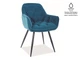 Крісло м'яке зі спинкою матовий Signal Cherry Velvet Bluvel 75 (морський) - зображення 1